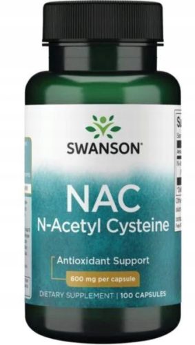 Swanson NAC 600mg N-Acetil Cistein - 100 kapsula - Moćan Antioksidans