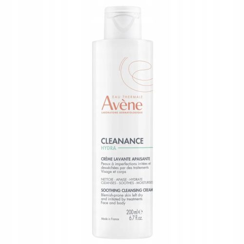 AVENE Cleanance Hydra - Krem za čišćenje i smirivanje lica, 200 ml