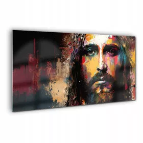 Sveti lik Isusa od kaljenog stakla