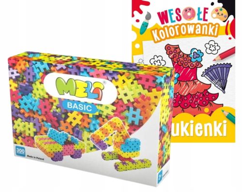 MELI Temeljni GRADITELJSKI BLOKOVI 300 kom. + BESPLATNA BOJANKA