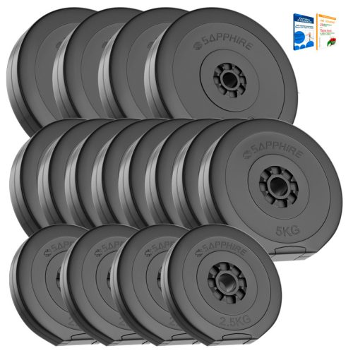 Safirni kompozitni set utega 90 kg