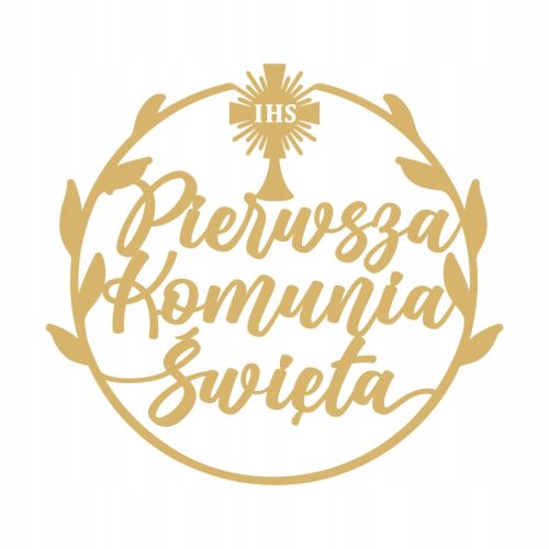 Prva sveta pričest ukrasni kružni obruč