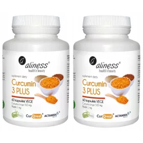   Aliness Curcumin 3 PLUS s kurkuminom i piperinom - 120 kapsula za zdravlje