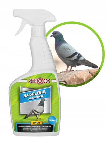 Snažan sprej za odbijanje golubova, vrana, vrabaca, čvorka, galebova, ptica STRONG 500ML