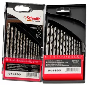  Set HSS Schmith svrdla za metal, 13 komada