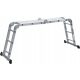 Skiva ljestve 4,5 m aluminijske 12 do 150 kg
