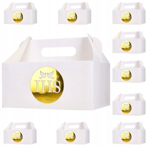 Dekolo 618421 IHS kutije za torte, bijele, 10 kom