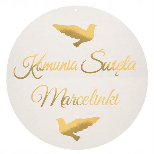 Dekorativni set za pričest s personaliziranim banerom