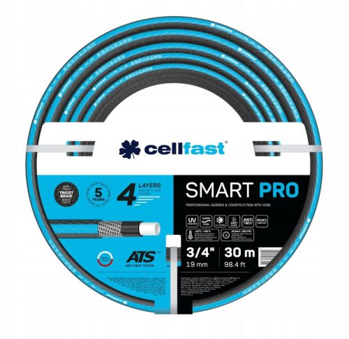 Bazénová hadica k čerpadlu - CELLFAST VRTNO CRIJEVO SMART PRO ATS 4-W 3/4" 30m