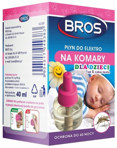 Bros tekućina za zaštitu od komaraca za djecu 40 ml