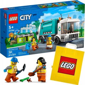    LEGO City 60386 Kamion za reciklažu + VP papirnata vrećica LEGO 6315792 Srednja
