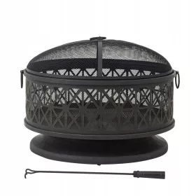  VRTNI KAMIN ROŠTILJ CAMP STEEL 76cm POKLOPAC