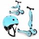  ScootAndRide Highwaykick 1 Blueberry 96352 + Scoot and Ride 96360 biciklistička kaciga, S/M