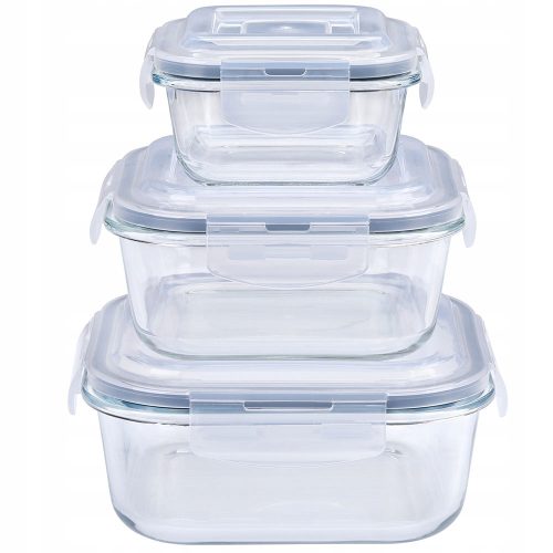 POJEMNICI ZA HRANU OTPORNI NA VISOKE TEMPERATURE 300/800/1200 ML MG HOME CUCINA