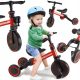  Ikonka KX5377_2 Trike Fix Mini 8" bicikl za ravnotežu, crveno-crni
