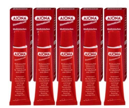 Ajona Stomaticum Pasta za Zube Koncentrat za Čišćenje 5x25 ml