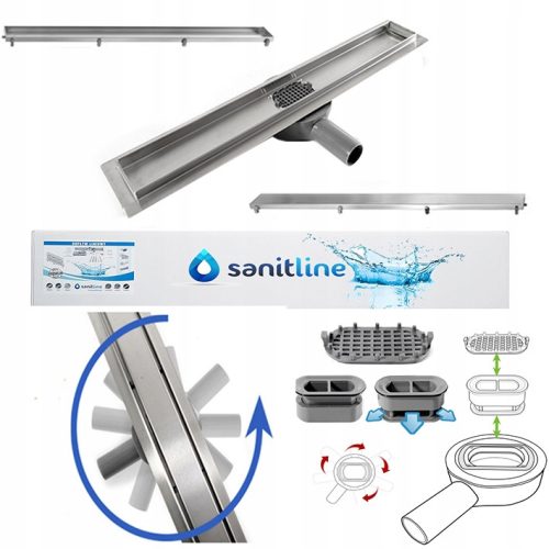Sanitline linearni odvod 80 cm