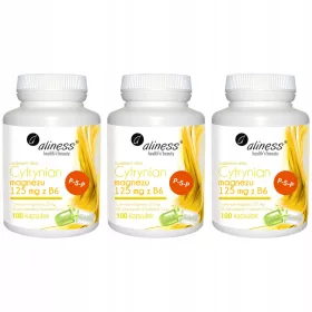  Magnezijev Citrat 125 mg s Vitaminom B6 (P-5-P) 100 VEGE kapsula