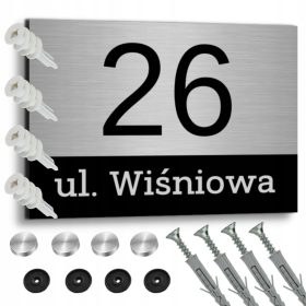 3dGradski kućni broj 30 x 20 cm