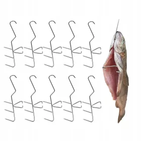   Kuke za dimljenje - Trostruka udica za dimljenje ribe Grillpal 25 mm 24 cm