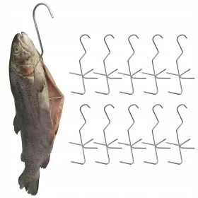   Kuke za dimljenje - Dvostruka udica za dimljenje ribe Grillpal 25 mm 20,5 cm