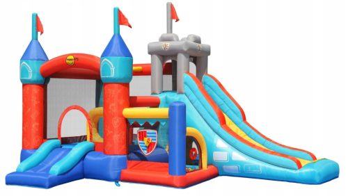 Dvorac na napuhavanje GRYFA Trampolina HappyHop 13u1 Plavo-Crveni