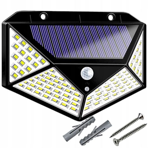 Solarna svjetiljka sa senzorom pokreta i sumraka, 100 LED dioda