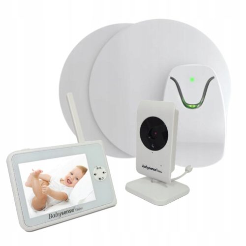 BebaSigurno bijeli elektronički monitor za bebe