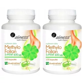  Aliness 5-MTHF 600 µg Metilfolat - Dvostruki Paket, 200 Kapsula
