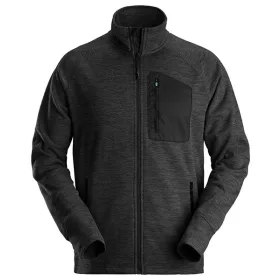 Crna majica od flisa Snickers 8042 Flexiwork XL