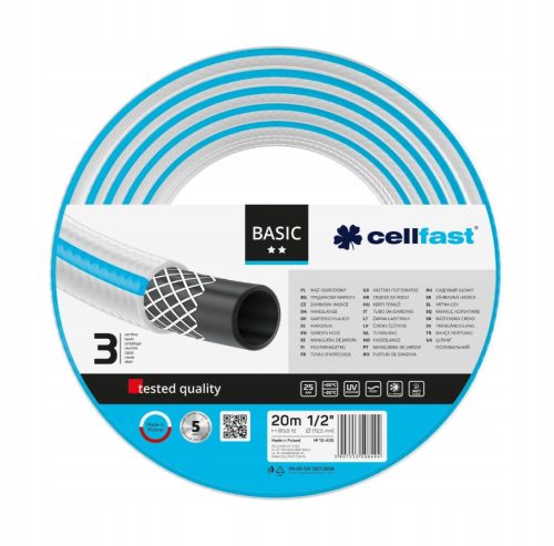  Vrtno crijevo 20m 1/2" cellfast Basic 10-400