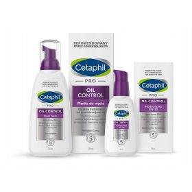   Set za kontrolu sebuma i akne Cetaphil PRO Oil Control: Pjena za pranje 236 ml i Matirajući hidratantni krem SPF30 118 ml