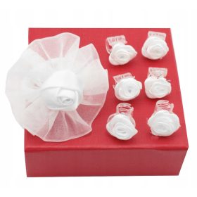 Zestaw Ukrasa za Kosu Bijela Pričest 7 Komada