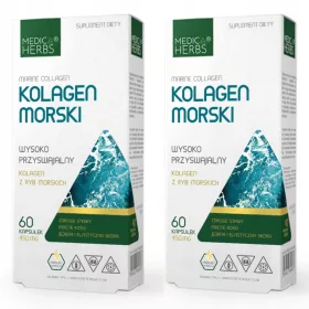  Medica Herbs Hydrolizirani Morski Kolagen 450 mg, 60 kapsula - Podržava zdrave zglobove i kožu