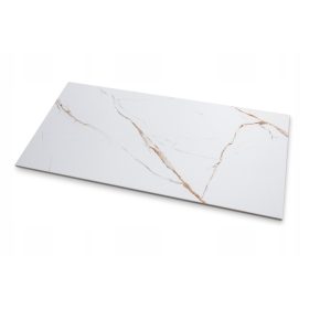 Keramička pločica Bijelo Zlatni Mramor Sjaj 120x60