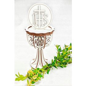 Krstni kalež hostija IHS ukras za Prvu Pričest 23
