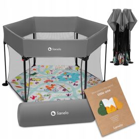   Dječji sklopivi kojec s velikom torbom, madracem i dekicom Lionelo Roel