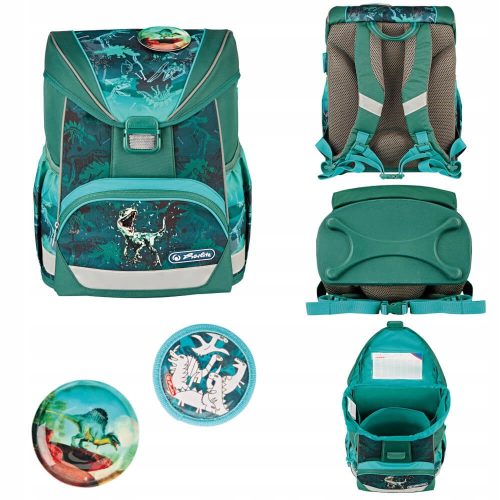 Herlitz UltraLight Green Rex školska torba za dječake 6-9 godina