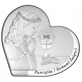   Srebrna slika obilježja svete pričesti s personaliziranom gravurom