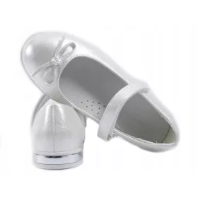   American Club djevojačke balerinke od eko kože, bijele, veličina 32