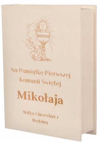 Poklon kutija za Sveto pismo, Bibliju, svetu Pričest, GRAVIRANJE