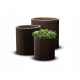  Keter lonac za cvijeće 43,4 cm x 43,4 x 28 cm promjer 43,4 cm plastične nijanse smeđe i bež boje