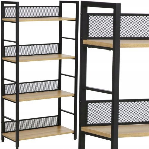 Polica za knjige Signal 60 cm x 121 cm x 28 cm, prirodni hrast