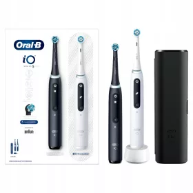    Oral-B iO Series 5 Duo crno-bijele električne četkice za zube
