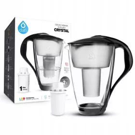 Dafi Kristalni filter vrč 2 l crni