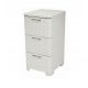 Kupaonski regal 3 ladice Rattan Style Curver krem