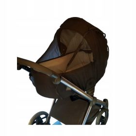 VELIKI komarnik za kolica JUNAMA, crna mreža