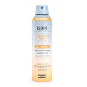   Isdin Fotoprotector Transparent Spray SPF 30 - Visokoučinkoviti zaštitni sprej za sunčanje, 250 ml