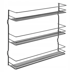   Stalak za začine Premium LAVA 3 Poziomy MetalTex 361433 Crni