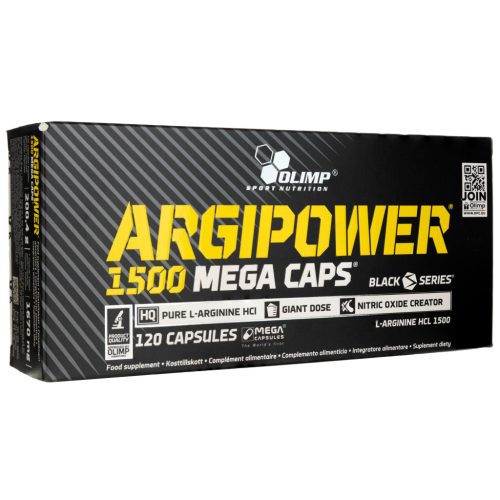 Olimp ArgiPower 1500 Mega Caps - Dodatak Prehrani s L-argininom, 120 kapsula